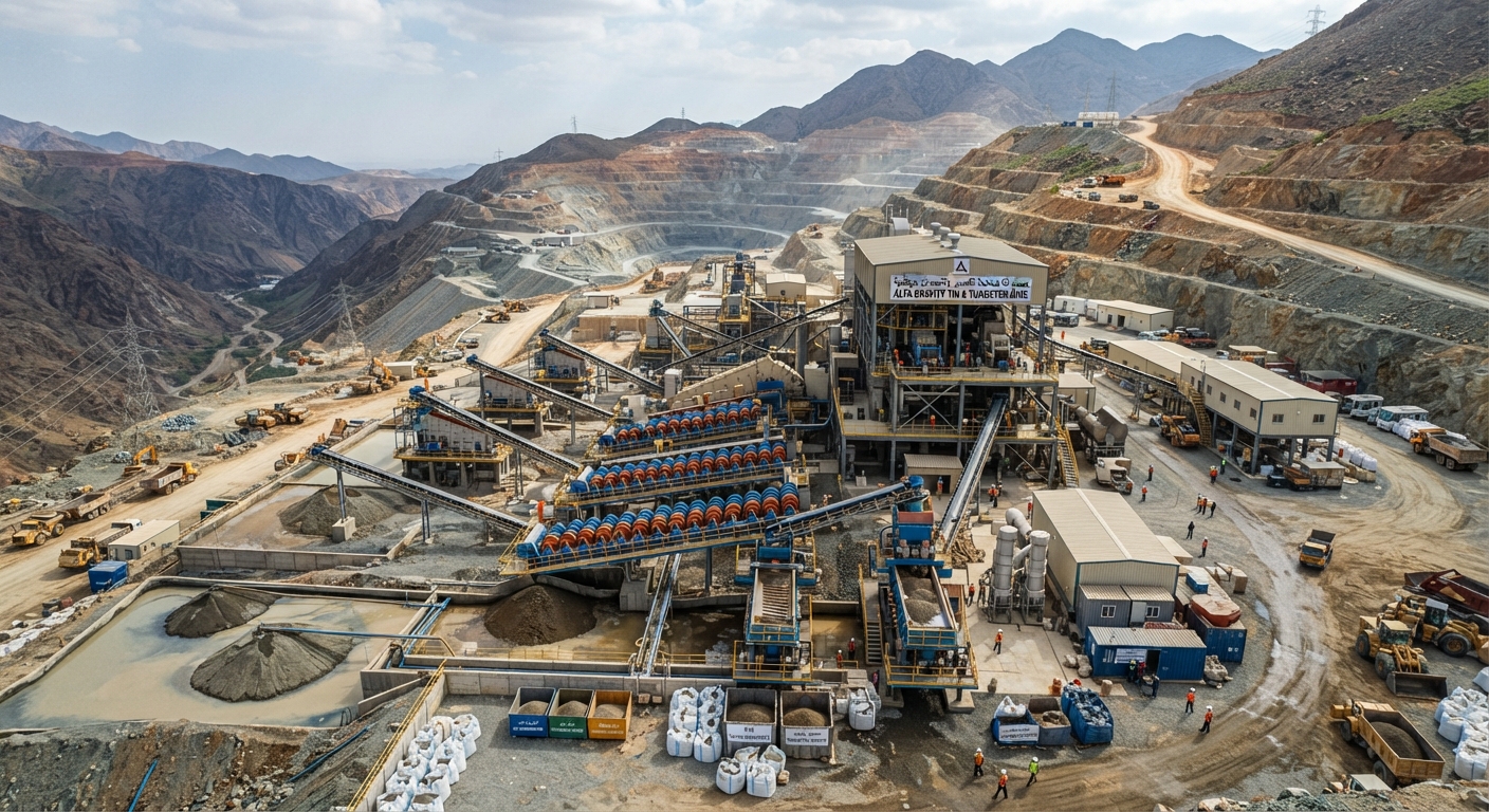 Tin & Tungsten Gravity Processing Plant